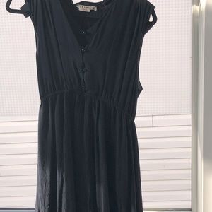 Alice + Olivia navy blue a-line dress